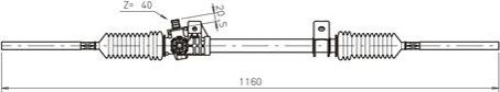 General Ricambi RE4010 - Steering Gear autospares.lv