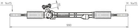 General Ricambi RE4018 - Steering Gear autospares.lv