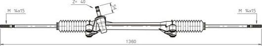 General Ricambi WW4033 - Steering Gear autospares.lv