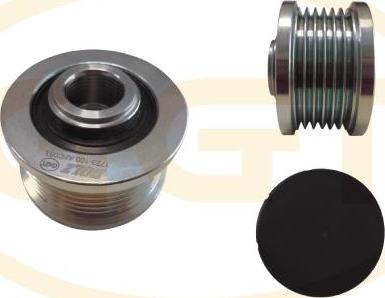 GGT ARL053 - Pulley, alternator, freewheel clutch autospares.lv