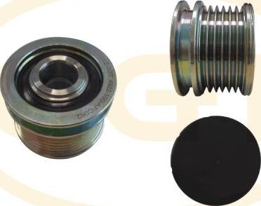 GGT ARL062 - Pulley, alternator, freewheel clutch autospares.lv