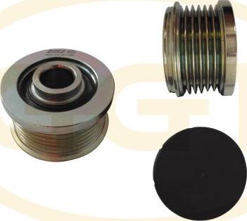 GGT ARL085 - Pulley, alternator, freewheel clutch autospares.lv