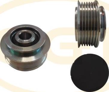 GGT ARL036 - Pulley, alternator, freewheel clutch autospares.lv