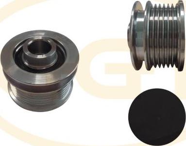 GGT ARL029 - Pulley, alternator, freewheel clutch autospares.lv