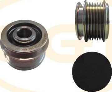 GGT ARL025 - Pulley, alternator, freewheel clutch autospares.lv