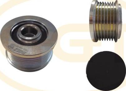 GGT ARL077 - Pulley, alternator, freewheel clutch autospares.lv