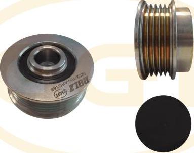 GGT ARL148 - Pulley, alternator, freewheel clutch autospares.lv