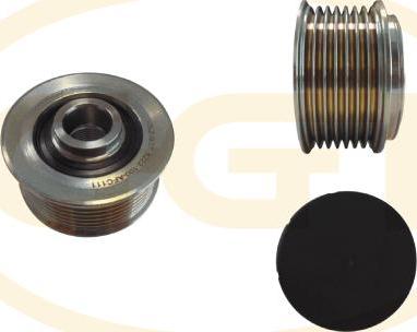 GGT ARL111 - Pulley, alternator, freewheel clutch autospares.lv