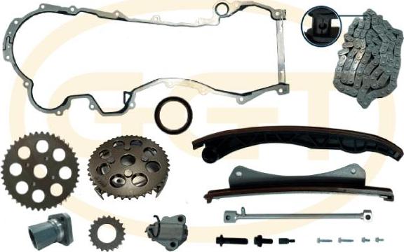 GGT KCSPA158 - Timing Chain Kit autospares.lv