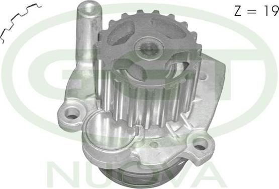 GGT PA00015 - Water Pump autospares.lv