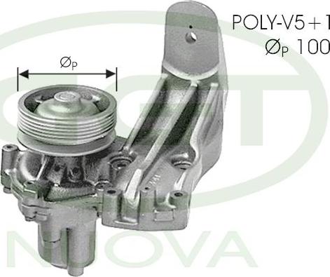 GGT PA00813 - Water Pump autospares.lv