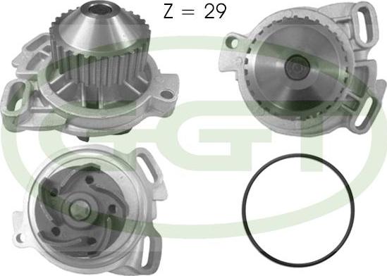 GGT PA10559 - Water Pump autospares.lv