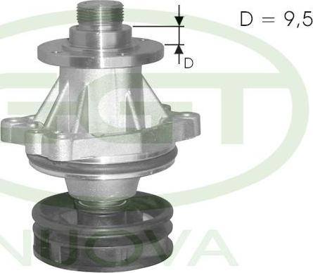 GGT PA10587 - Water Pump autospares.lv