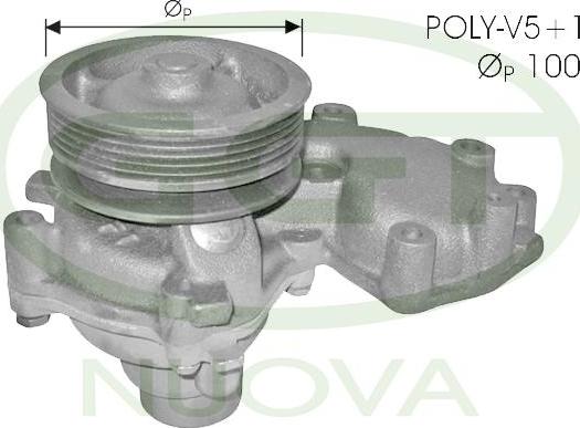 GGT PA10647 - Water Pump autospares.lv