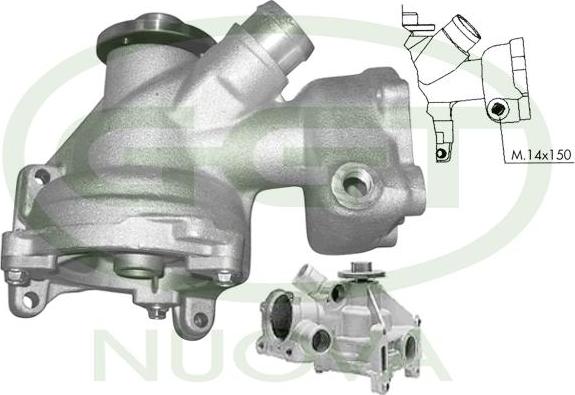 GGT PA10682 - Water Pump autospares.lv