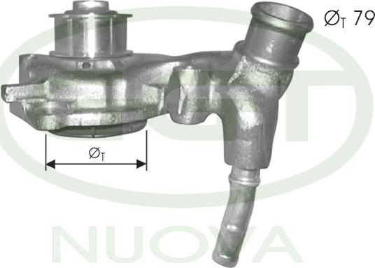 GGT PA10715 - Water Pump autospares.lv