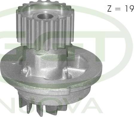 GGT PA11116 - Water Pump autospares.lv