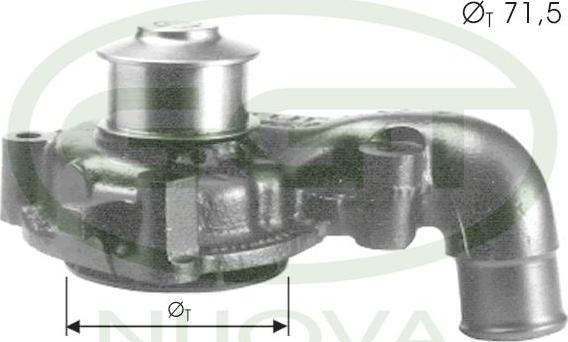 GGT PA11231 - Water Pump autospares.lv