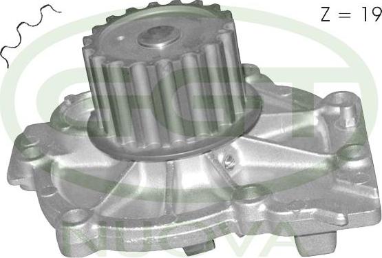 GGT PA12465 - Water Pump autospares.lv