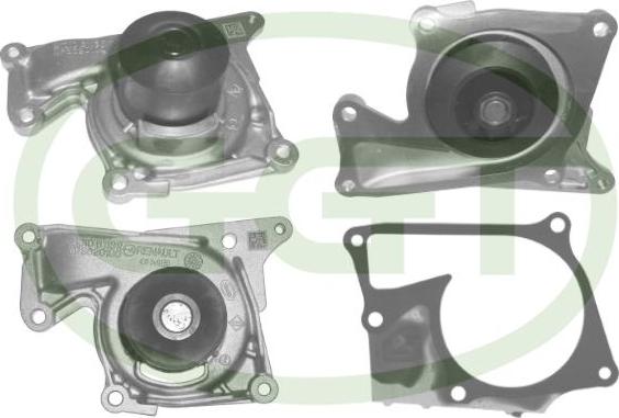 GGT PA12572 - Water Pump autospares.lv