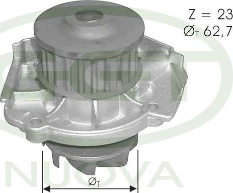 GGT PA12360 - Water Pump autospares.lv