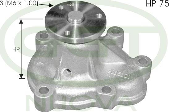 GGT PA12382 - Water Pump autospares.lv