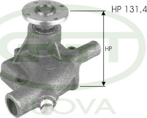 GGT PA12331 - Water Pump autospares.lv