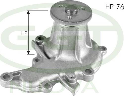 GGT PA12378 - Water Pump autospares.lv