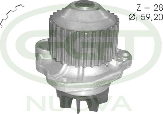 GGT PA12373 - Water Pump autospares.lv
