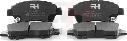 GH GH-414547 - Brake Pad Set, disc brake autospares.lv