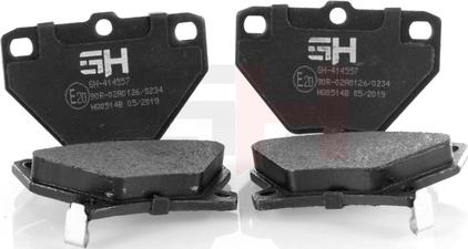 GH GH-414557 - Brake Pad Set, disc brake autospares.lv