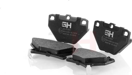 GH GH-414557 - Brake Pad Set, disc brake autospares.lv