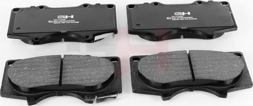 GH GH-414569 - Brake Pad Set, disc brake autospares.lv