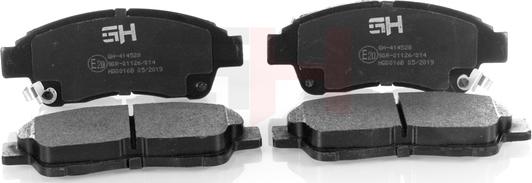 GH GH-414528 - Brake Pad Set, disc brake autospares.lv