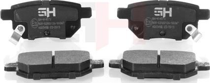 GH GH-414573 - Brake Pad Set, disc brake autospares.lv