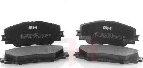 GH GH-414577 - Brake Pad Set, disc brake autospares.lv