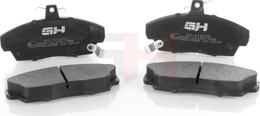 GH GH-414009 - Brake Pad Set, disc brake autospares.lv