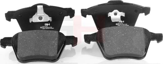 GH GH-414101 - Brake Pad Set, disc brake autospares.lv