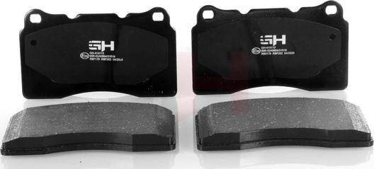 GH GH-414113 - Brake Pad Set, disc brake autospares.lv