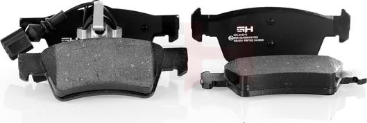 GH GH-414211 - Brake Pad Set, disc brake autospares.lv