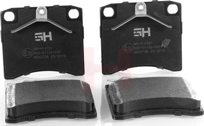 GH GH-414721 - Brake Pad Set, disc brake autospares.lv