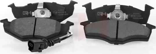 GH GH-414778 - Brake Pad Set, disc brake autospares.lv