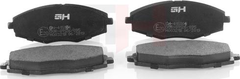 GH GH-415004 - Brake Pad Set, disc brake autospares.lv