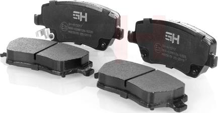 GH GH-415217 - Brake Pad Set, disc brake autospares.lv