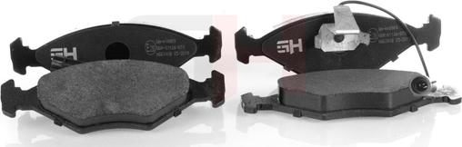 GH GH-410909 - Brake Pad Set, disc brake autospares.lv