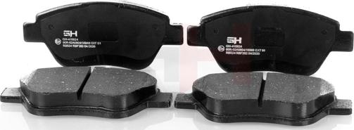 GH GH-410924 - Brake Pad Set, disc brake autospares.lv