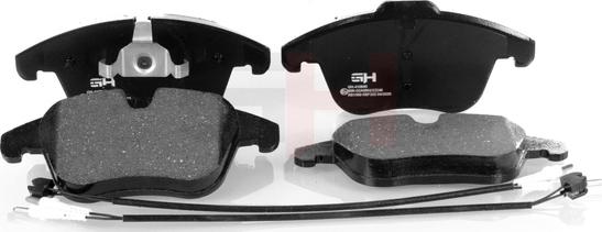 GH GH-410640 - Brake Pad Set, disc brake autospares.lv