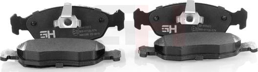 GH GH-410603 - Brake Pad Set, disc brake autospares.lv