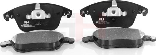 GH GH-410630 - Brake Pad Set, disc brake autospares.lv