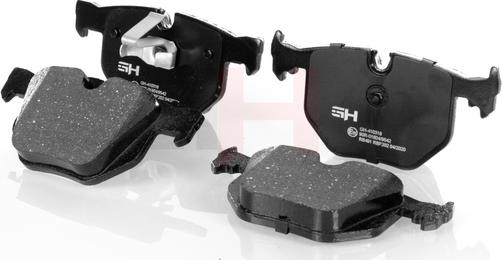 GH GH-410318 - Brake Pad Set, disc brake autospares.lv